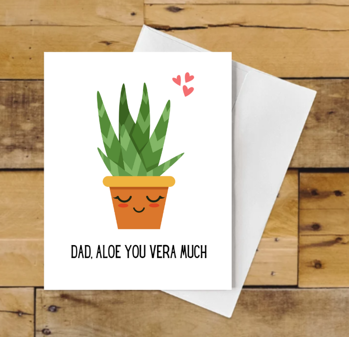 aloe you vera much plant Aloe You Vera Much – CoziCards