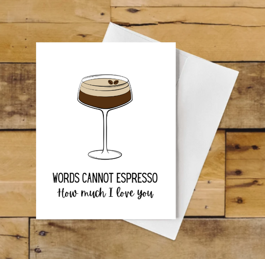 Words Cannot Espresso